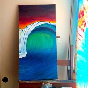 Ventura Wave under the Sunset